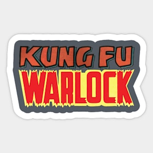 Kung Fu Warlock Sticker